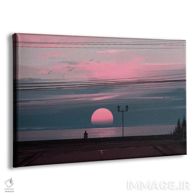 تابلو خاموش اثر آلنا آئنامی - نمای پرسپکتیو محصول