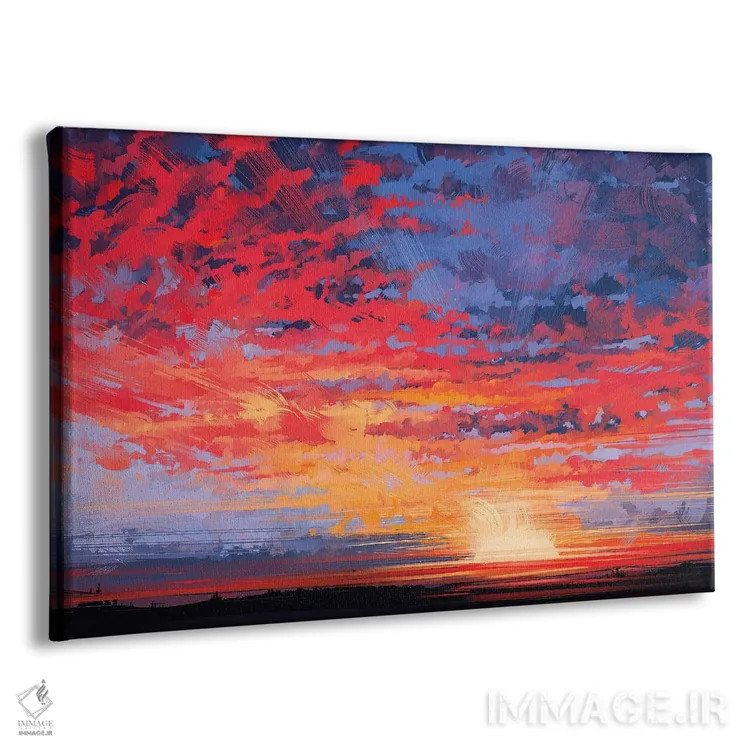 تابلو آسمان اثر آلنا آئنامی - نمای پرسپکتیو محصول