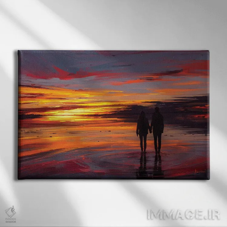 تابلو آنسوی دیگر اثر آلنا آئنامی - نمای روبهرو روی دیوار