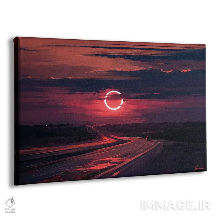 تابلو کسوف اثر آلنا آئنامی - نمای پرسپکتیو محصول