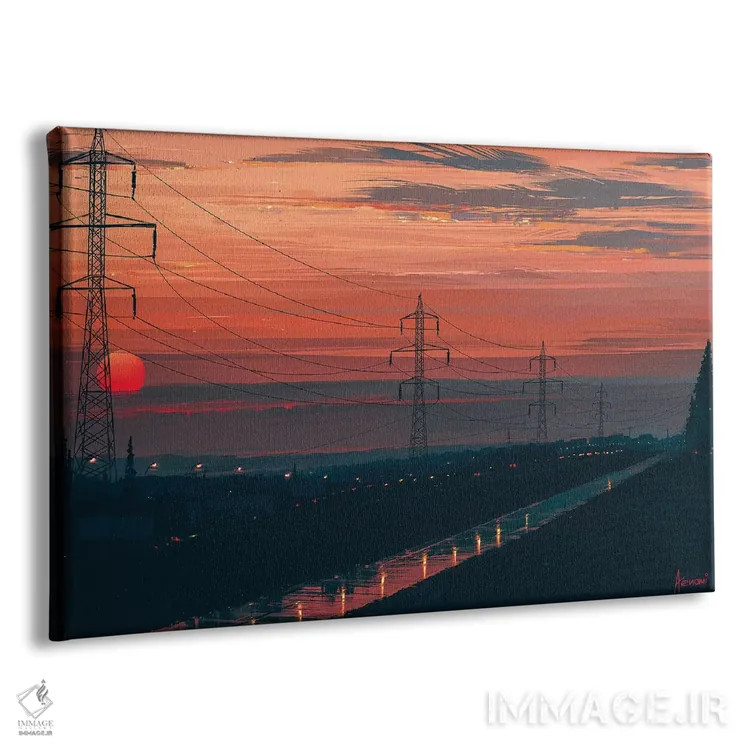 تابلو هر لحظه دیگر اثر آلنا آئنامی - نمای پرسپکتیو محصول