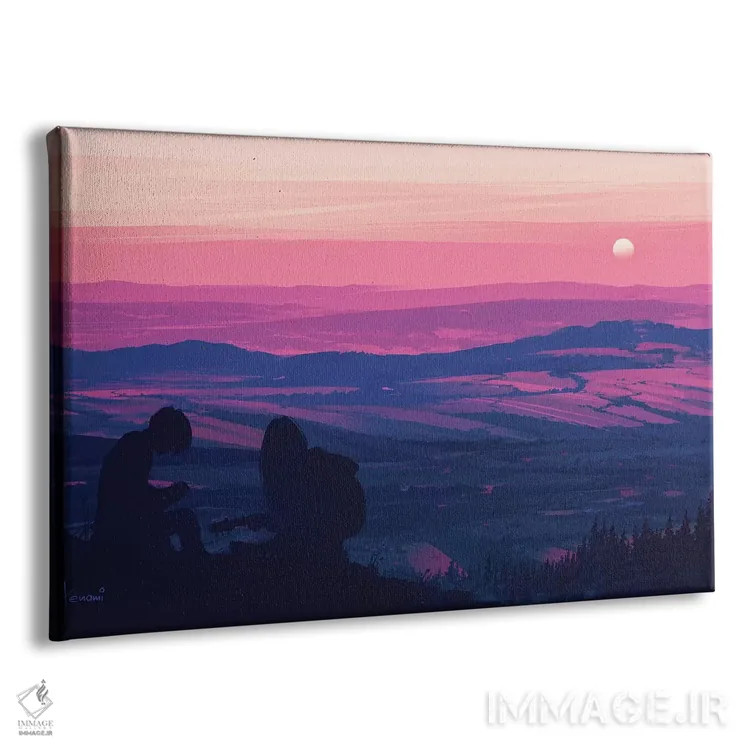 تابلو قله جهان اثر آلنا آئنامی - نمای پرسپکتیو محصول