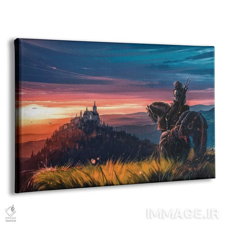 تابلو فراتر از تپه و دشت اثر آلنا آئنامی - نمای پرسپکتیو محصول