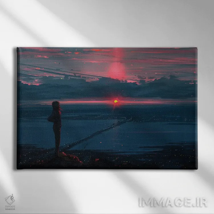 تابلو رویاپرداز اثر آلنا آئنامی - نمای روبهرو روی دیوار