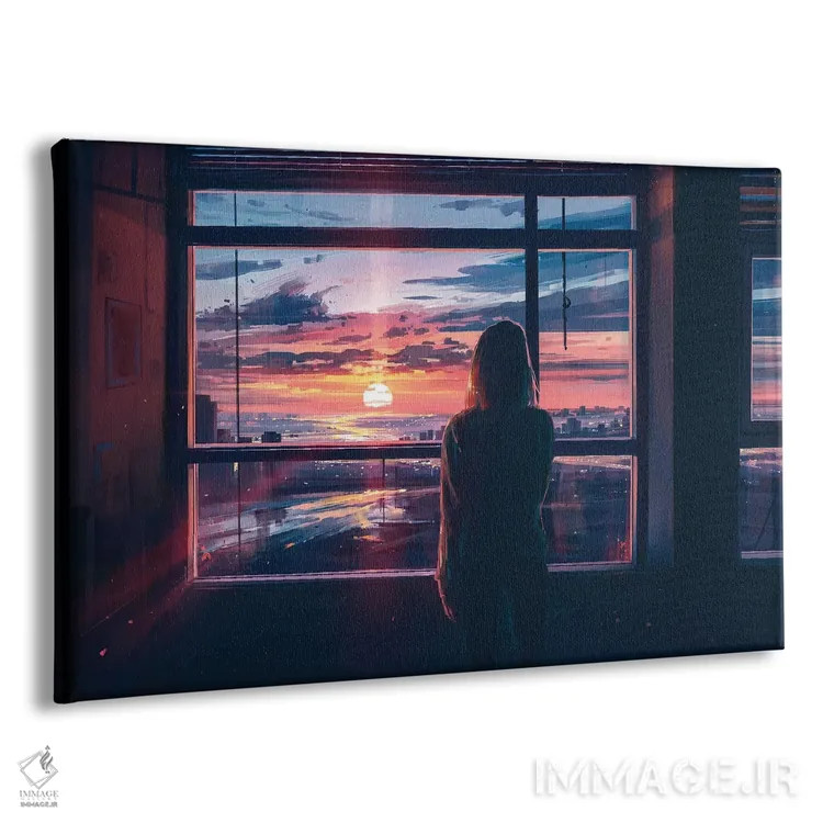 تابلو منتظر تو هستم اثر آلنا آئنامی - نمای پرسپکتیو محصول