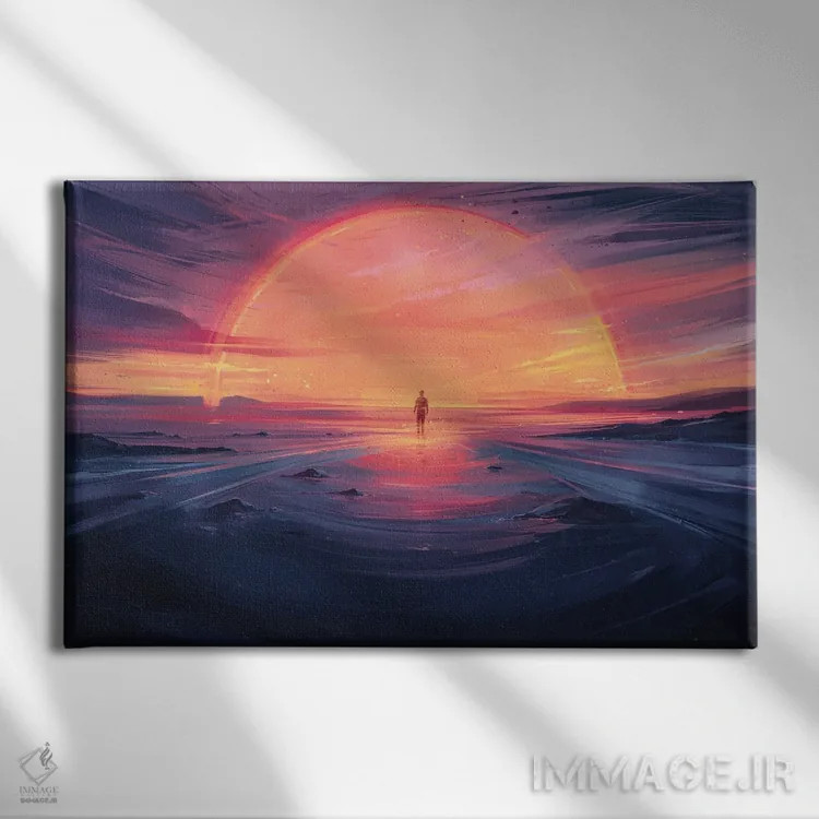 تابلو وسعت اثر آلنا آئنامی - نمای روبهرو روی دیوار