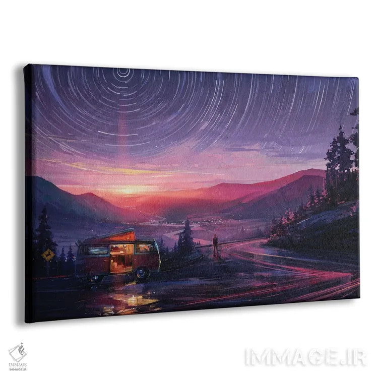 تابلو بیرون از زمان اثر آلنا آئنامی - نمای پرسپکتیو محصول