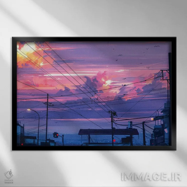 تابلو از این لحظه اثر آلنا آئنامی - نمای قابدار مشکی