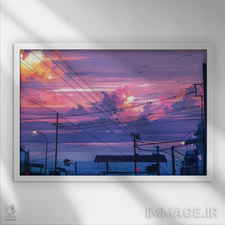 تابلو از این لحظه اثر آلنا آئنامی - نمای قابدار سفید