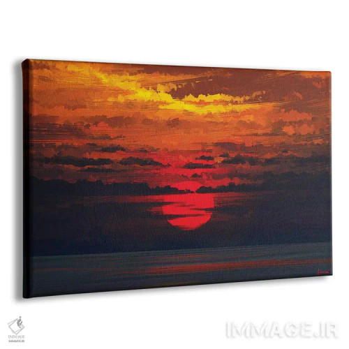 تابلو آرامش پیش از طوفان اثر آلنا آئنامی - نمای پرسپکتیو محصول