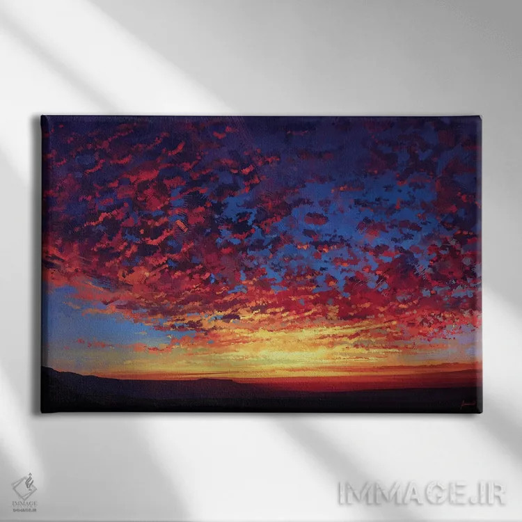 تابلو نفس اثر آلنا آئنامی - نمای روبهرو روی دیوار