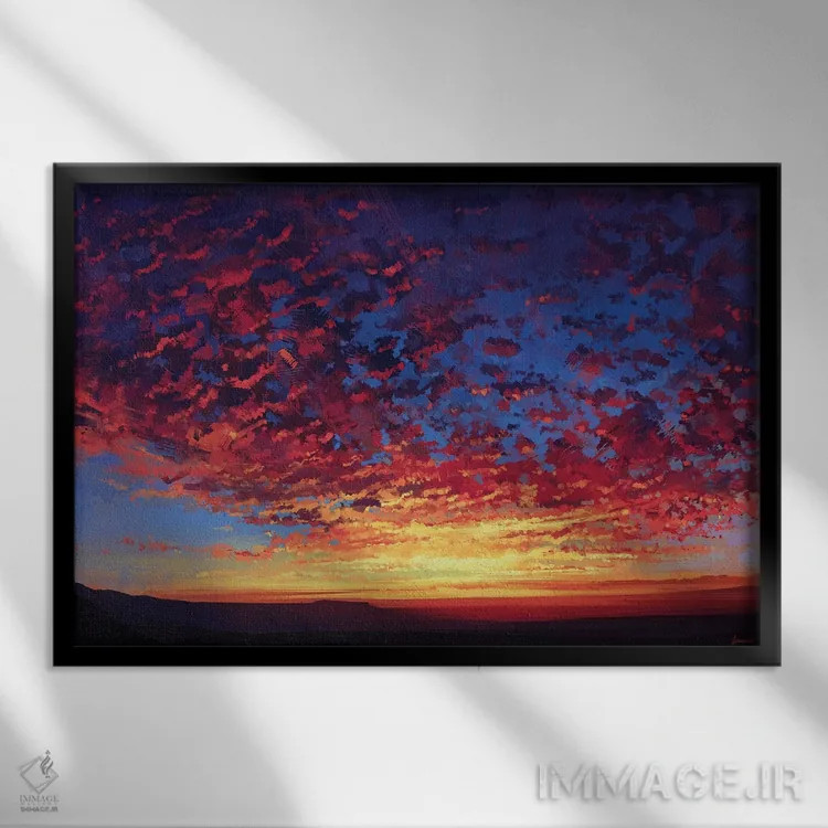 تابلو نفس اثر آلنا آئنامی - نمای قابدار مشکی