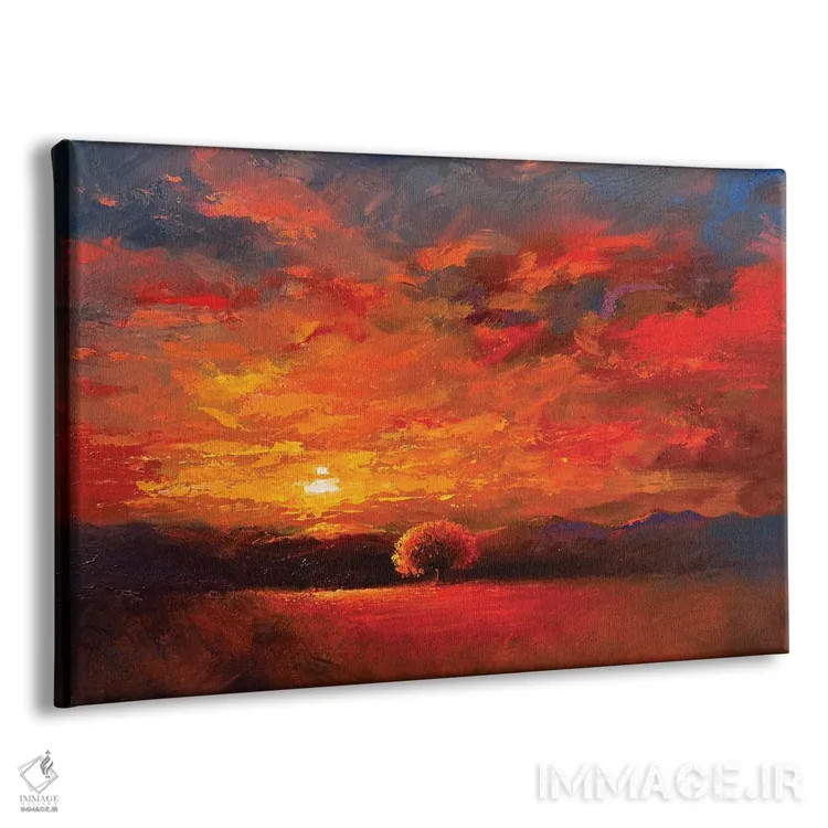 تابلو آسمان بیپایان اثر آلساندرو پیراس - نمای پرسپکتیو محصول