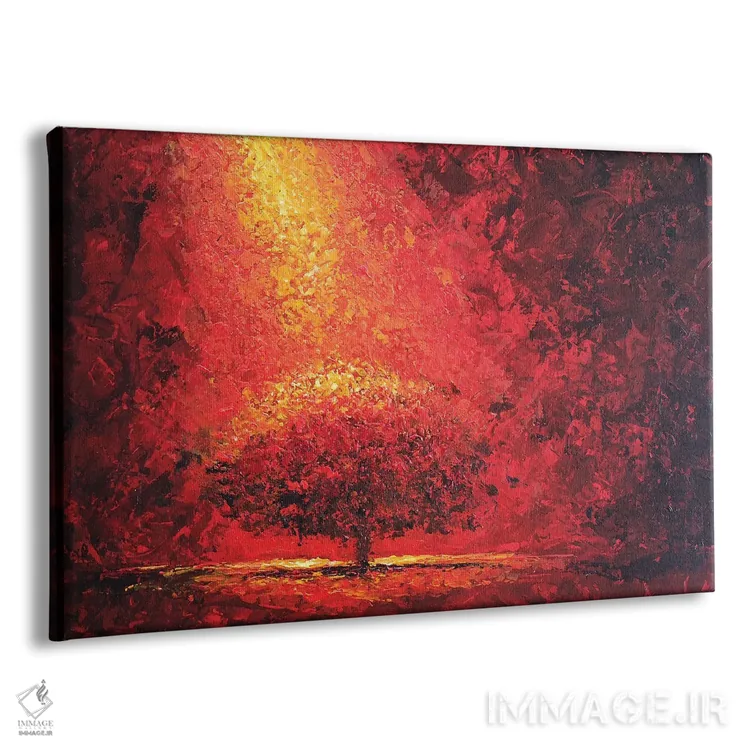 تابلو قرمز یک اثر آلساندرو پیراس - نمای پرسپکتیو محصول