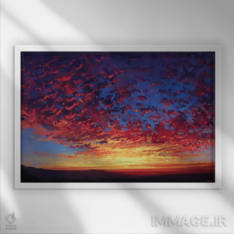 تابلو نفس اثر آلنا آئنامی - نمای قابدار سفید