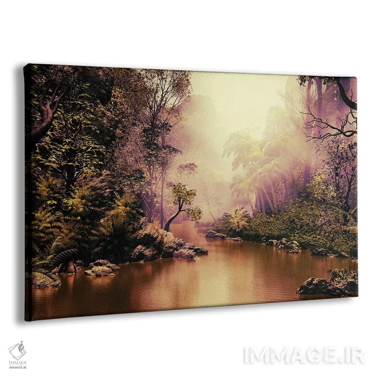 تابلو جنگل رازآلود اثر آنجِل استوز - نمای پرسپکتیو محصول