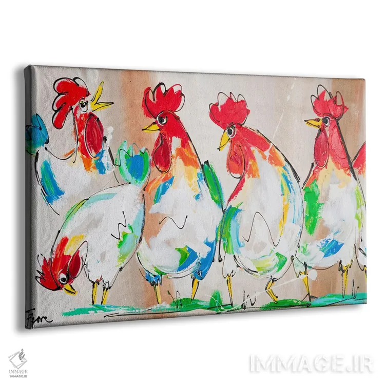 تابلو برادران اثر آرت فیوره - نمای پرسپکتیو محصول