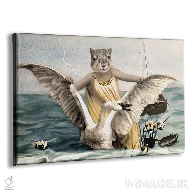 تابلو سوانهیلدا اثر انیمال فَنسی - نمای پرسپکتیو محصول