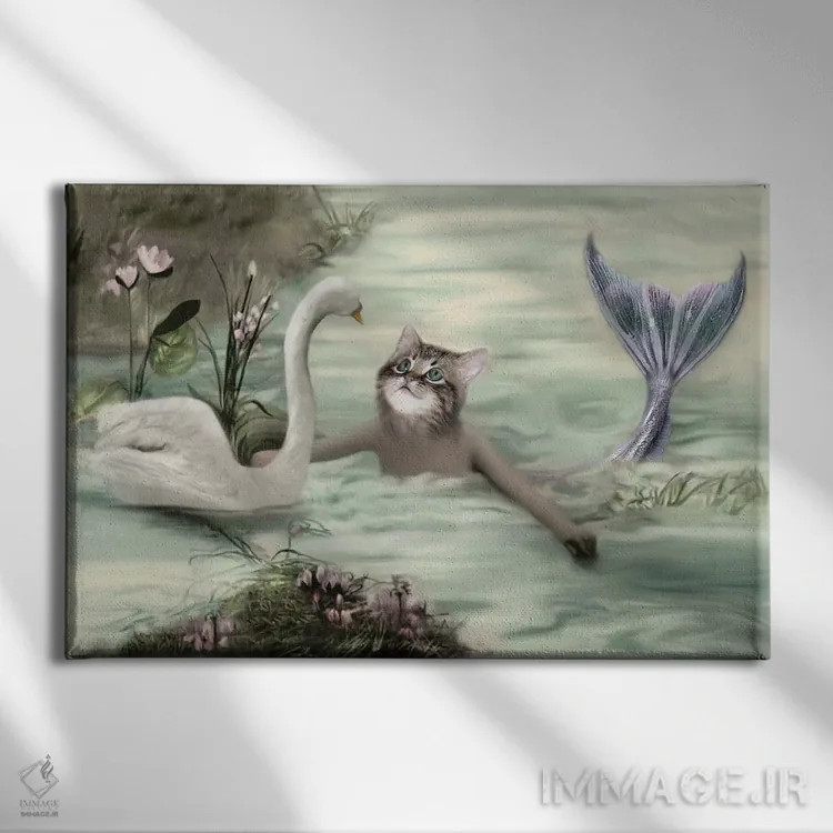 تابلو یانته اثر انیمال فَنسی - نمای روبهرو روی دیوار