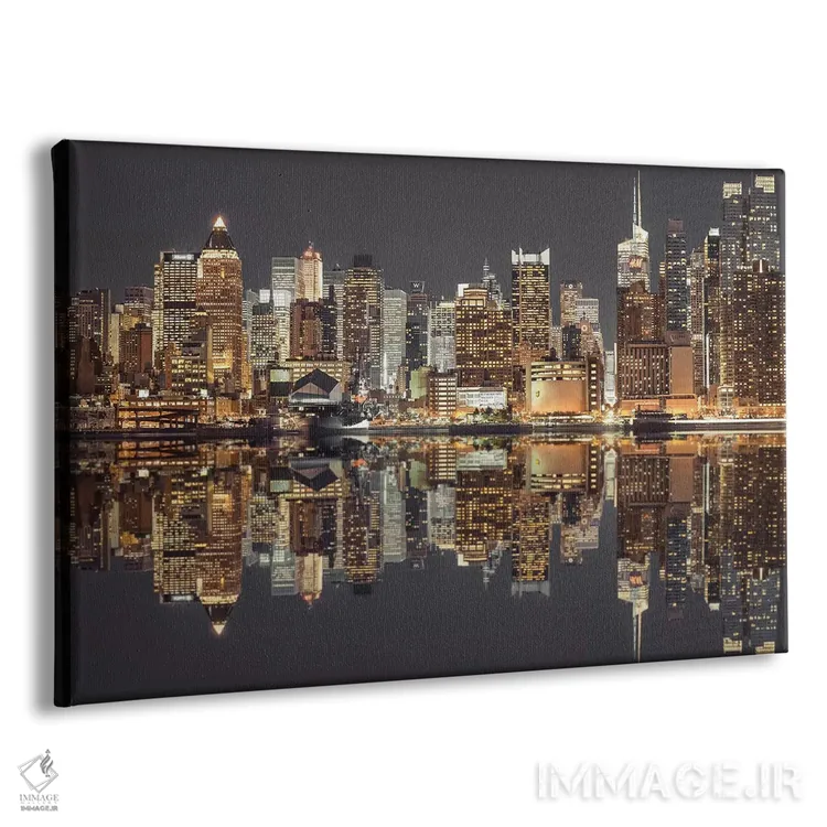 تابلو نیویورک پنجم اثر آصاف فرانک - نمای پرسپکتیو محصول