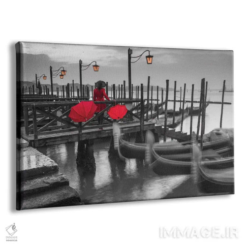 تابلو ونیز سوم اثر آصاف فرانک - نمای پرسپکتیو محصول