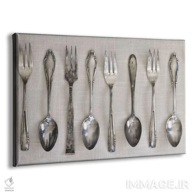 تابلو مجموعهٔ عتیقه دوم اثر آصاف فرانک - نمای پرسپکتیو محصول