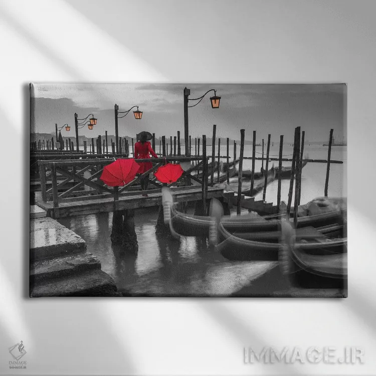 تابلو ونیز سوم اثر آصاف فرانک - نمای روبهرو روی دیوار