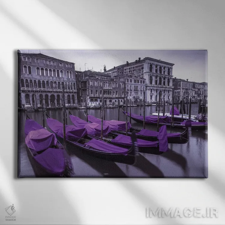 تابلو ونیز هفدهم اثر آصاف فرانک - نمای روبهرو روی دیوار