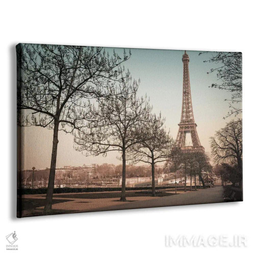 تابلو یاد پاریس اثر آصاف فرانک - نمای پرسپکتیو محصول