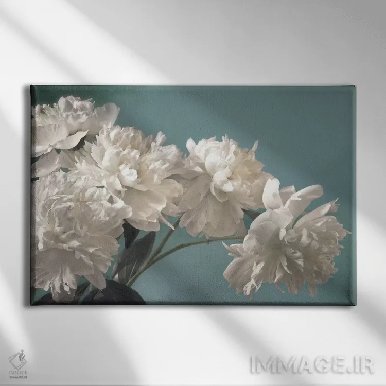 تابلو سفیدبرفی اثر آصاف فرانک - نمای روبهرو روی دیوار