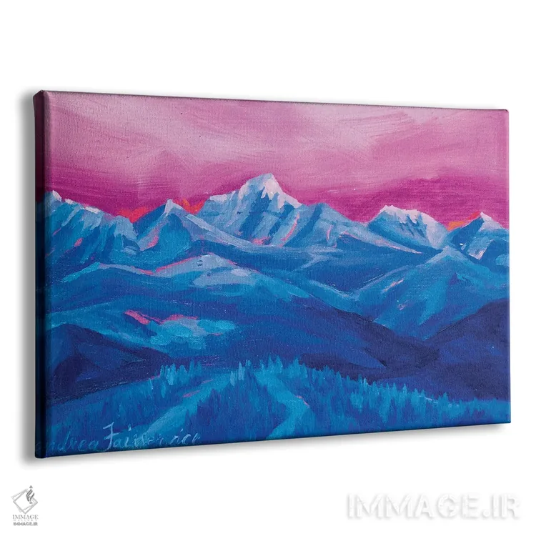 تابلو مطالعهٔ کوه سوم اثر آندریا فِیرفرویس - نمای پرسپکتیو محصول