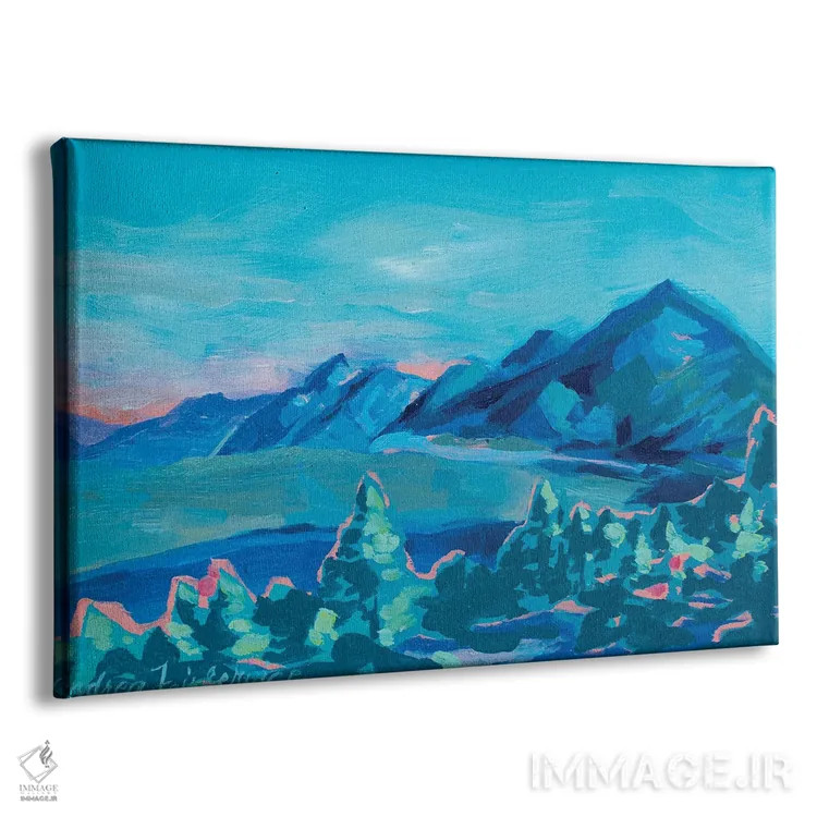 تابلو مناظر تاهو (دریاچه تاهو - آمریکا) اثر آندریا فِیرفرویس - نمای پرسپکتیو محصول