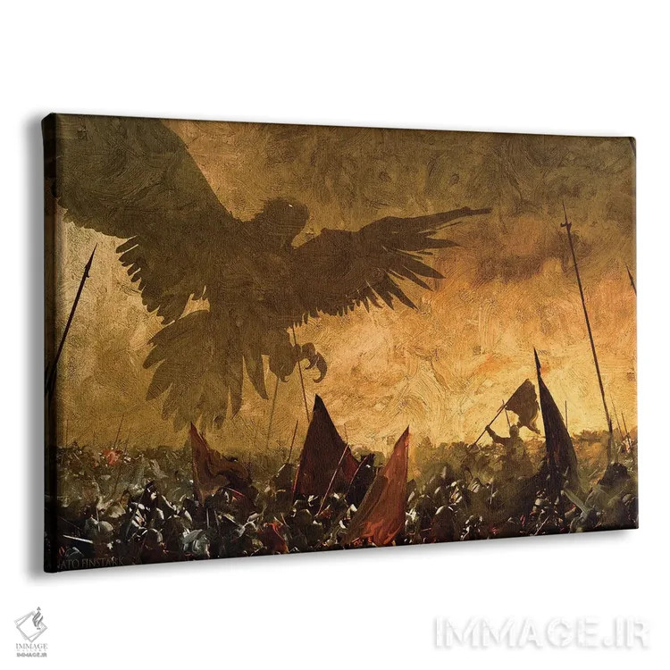 تابلو مرگ از آسمان اثر اناتو فینستارک - نمای پرسپکتیو محصول
