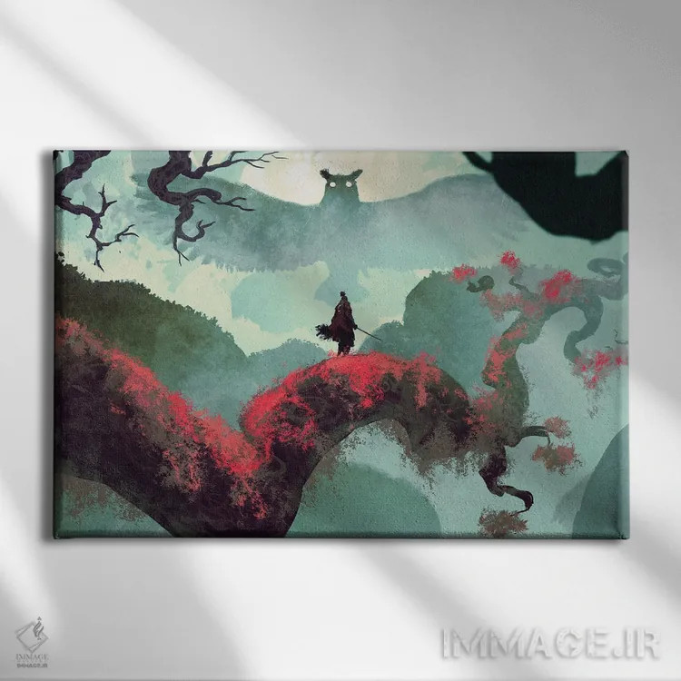 تابلو جنگل عمیق اثر اناتو فینستارک - نمای روبهرو روی دیوار