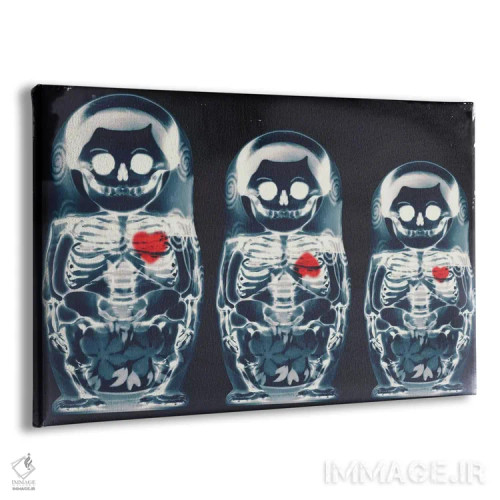 تابلو عروسک تودرتو (ماتروشکا) اثر علی گولچ - نمای پرسپکتیو محصول