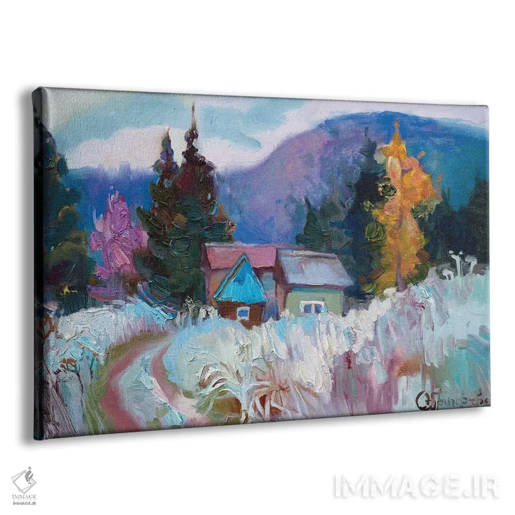 تابلو یخزده (سرمایی) اثر آناستاسیا گریگوریوا - نمای پرسپکتیو محصول