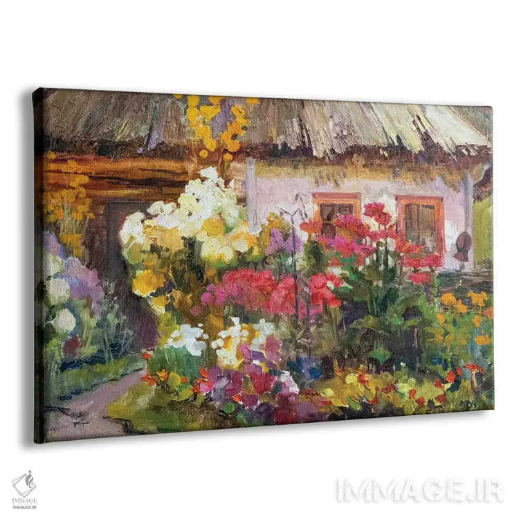 تابلو کلبه اوکراینی اثر آناستاسیا گریگوریوا - نمای پرسپکتیو محصول