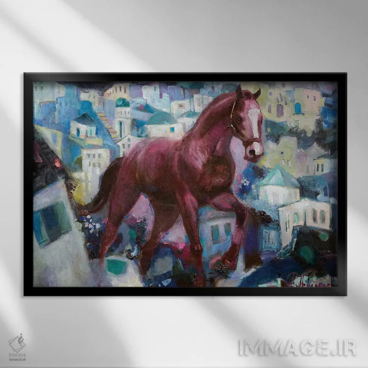 تابلو ایگوگو (نام-احتمالاً اصطلاح یا اسم خاص) اثر آناستاسیا گریگوریوا - نمای قابدار مشکی