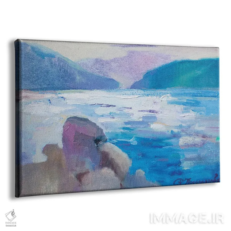 تابلو ساحل در مونتهنگرو اثر آناستاسیا گریگوریوا - نمای پرسپکتیو محصول