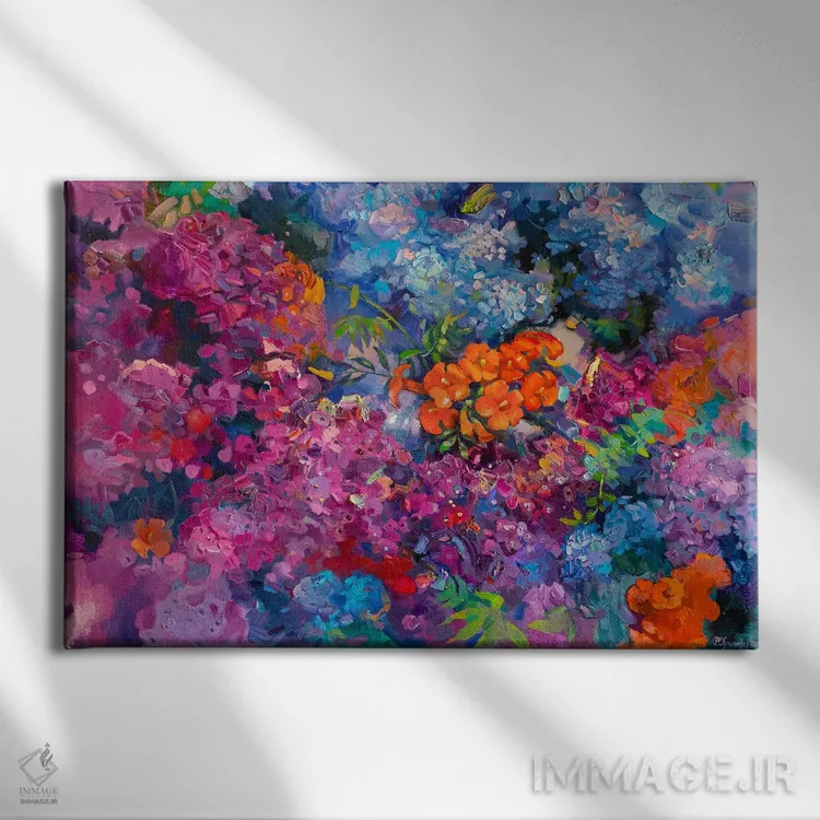 تابلو میان زیبایی و زندگی اثر آناستاسیا گریگوریوا - نمای روبهرو روی دیوار