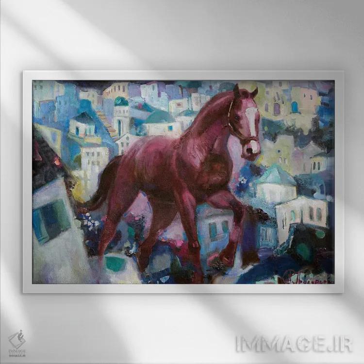 تابلو ایگوگو (نام-احتمالاً اصطلاح یا اسم خاص) اثر آناستاسیا گریگوریوا - نمای قابدار سفید