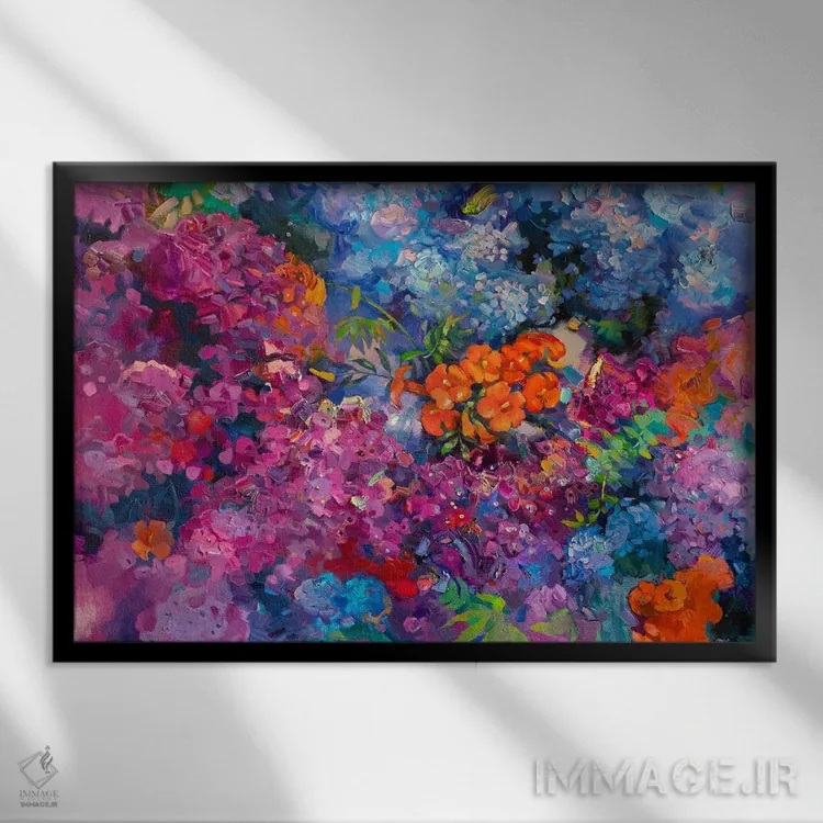 تابلو میان زیبایی و زندگی اثر آناستاسیا گریگوریوا - نمای قابدار مشکی