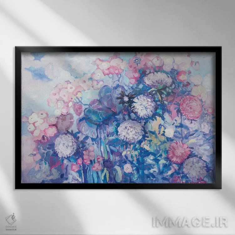 تابلو پرواز پاییزی اثر آناستاسیا گریگوریوا - نمای قابدار مشکی