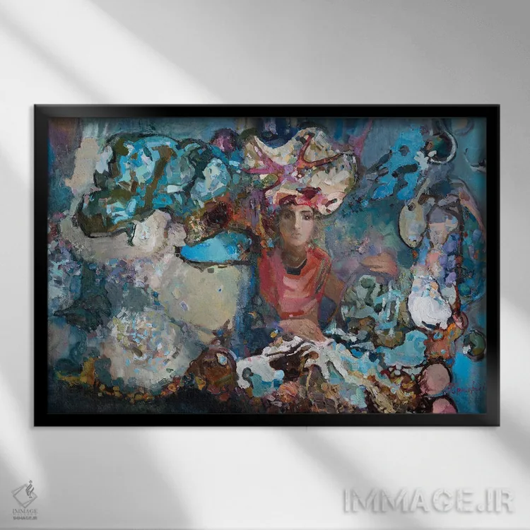 تابلو رویای اول اثر آناستاسیا گریگوریوا - نمای قابدار مشکی