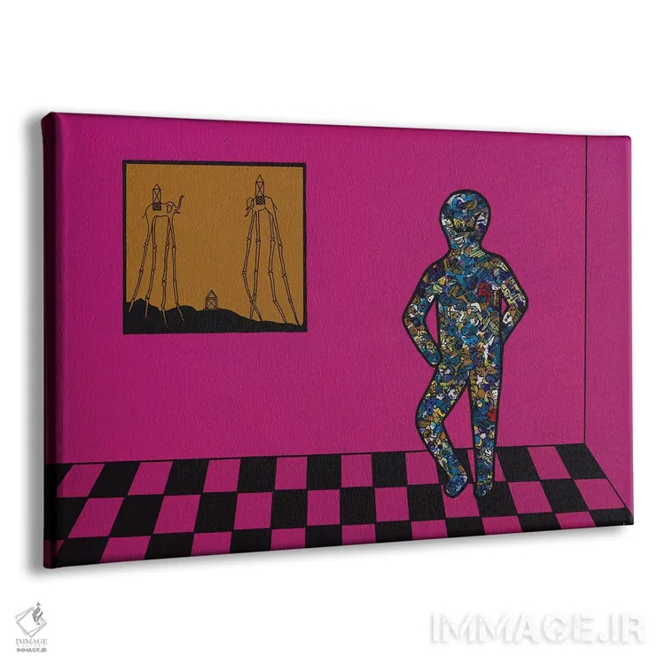 تابلو سرقت موزه اثر آموغ کاتیایان - نمای پرسپکتیو محصول