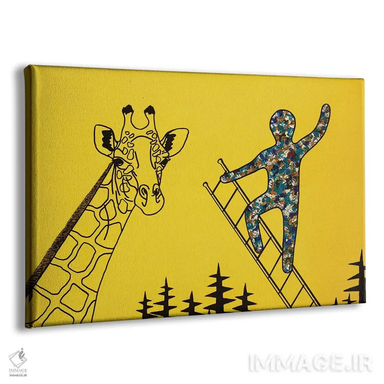 تابلو قهرمان کبریت را پیدا میکند اثر آموغ کاتیایان - نمای پرسپکتیو محصول