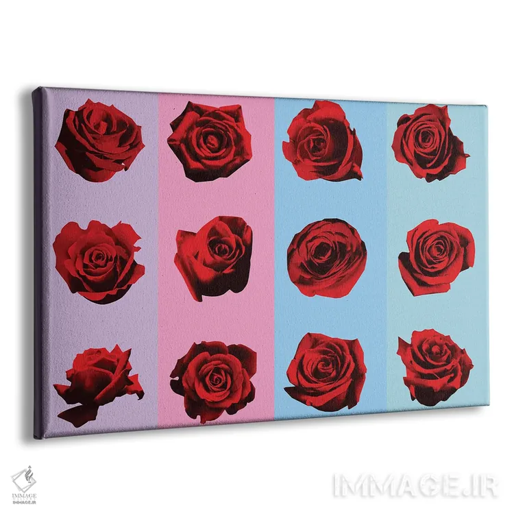 تابلو رزها ۲ اثر آلن ماگالون - نمای پرسپکتیو محصول