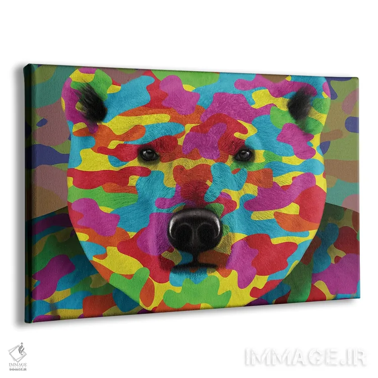 تابلو خرس اثر آلن ماگالون - نمای پرسپکتیو محصول