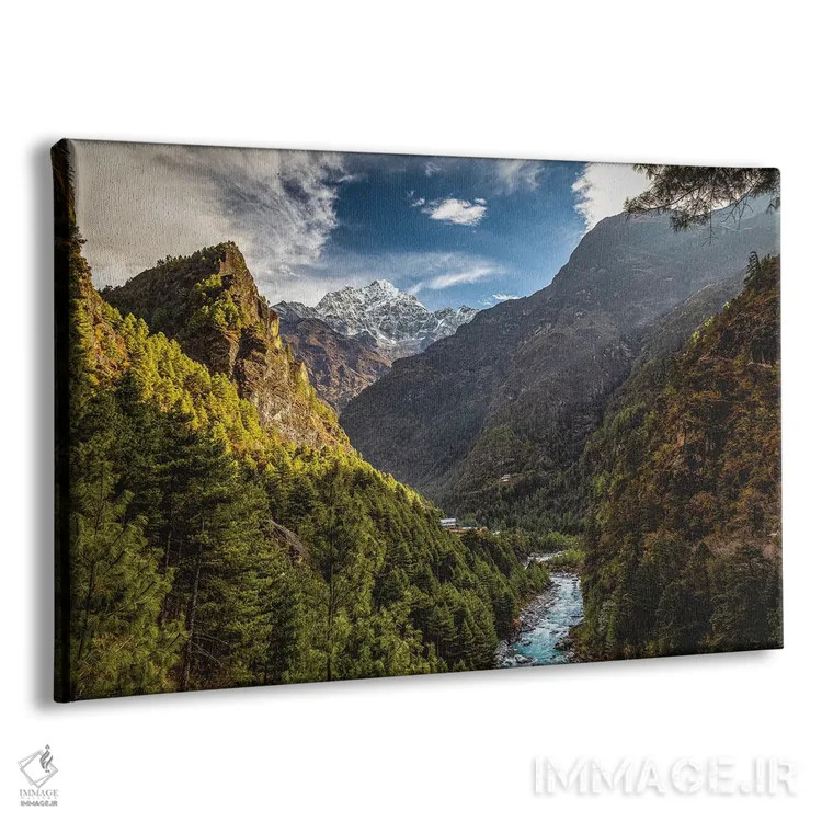 تابلو کوهنوردی در هیمالیا نپال اثر الکس جی پرز - نمای پرسپکتیو محصول