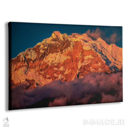 تابلو غروب قله اورست هیمالیا نپال (قسمت اول) اثر الکس جی پرز - نمای پرسپکتیو محصول